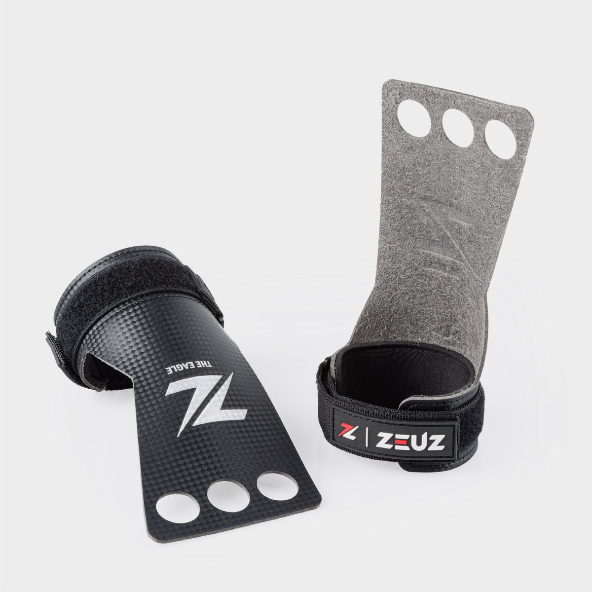 ZEUZ The Eagle Grips - Carbono y Microfibra - Gris