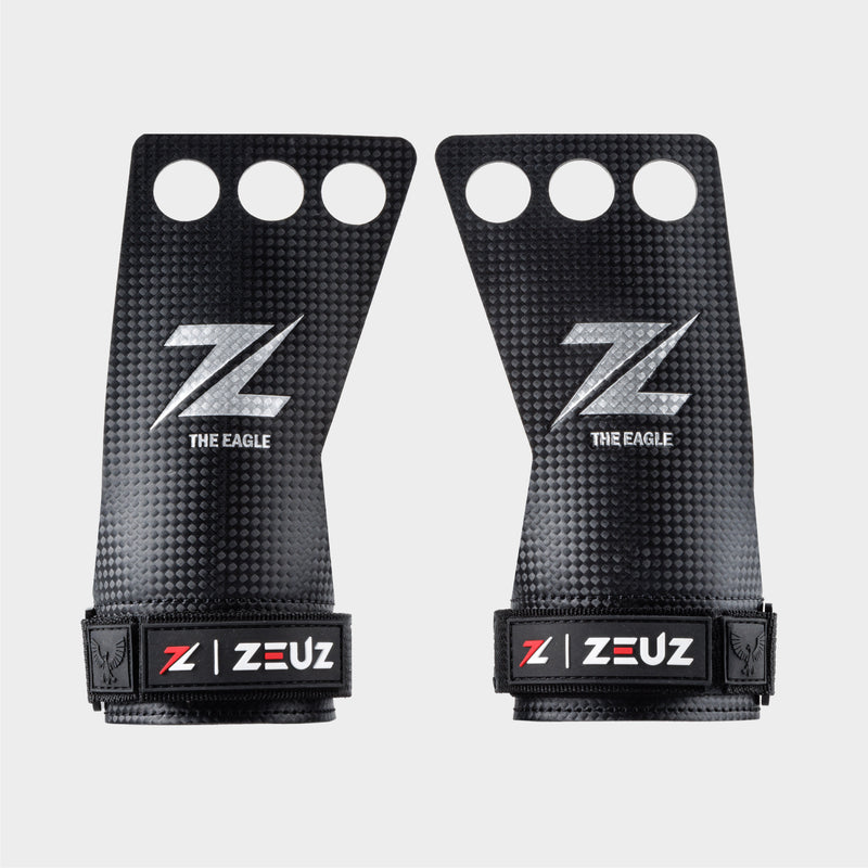 ZEUZ The Eagle Grips - Carbon & Microvezel - Grijs