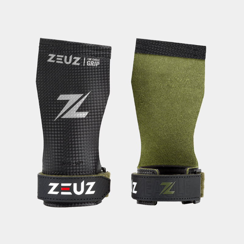 ZEUZ The Eagle Grips - Carbon & Microvezel - Fingerless