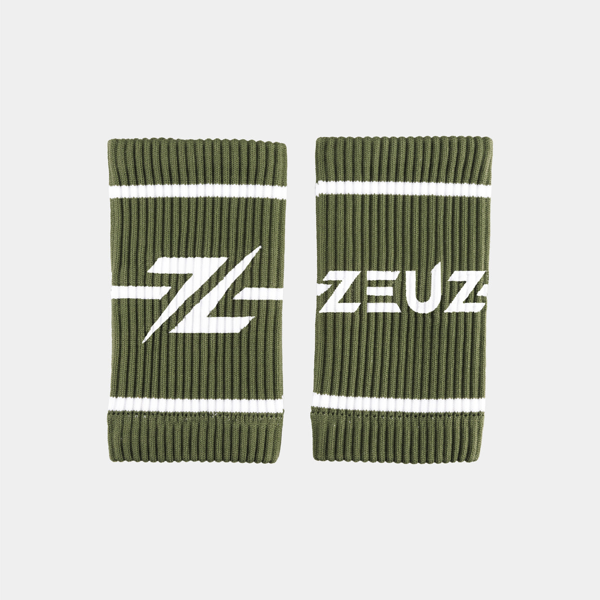 ZEUZ Zweetbanden legergroen – zachte en absorberende sweat bands voor training en sport