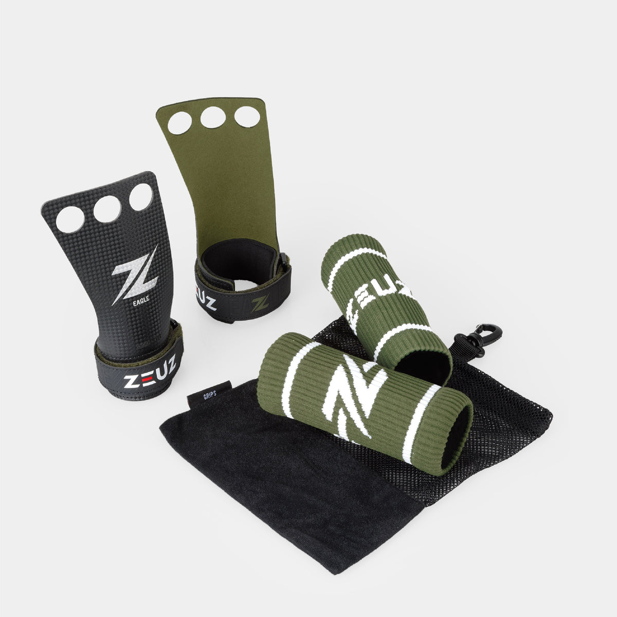 ZEUZ The Eagle Grips - Carbon & Microvezel