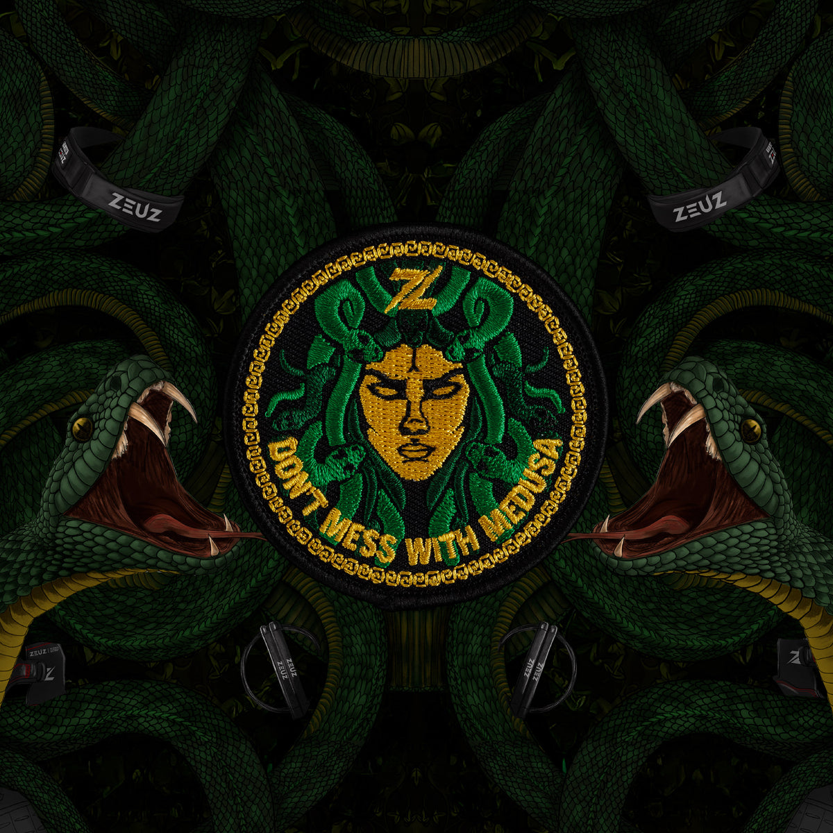 ZEUZ Don't Mess With Medusa Patch