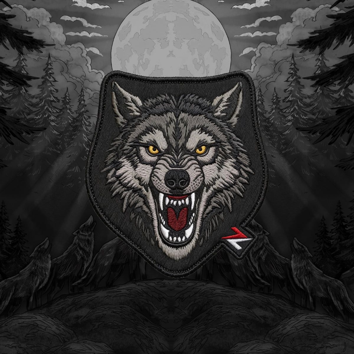 ZEUZ Wolf-Aufnäher