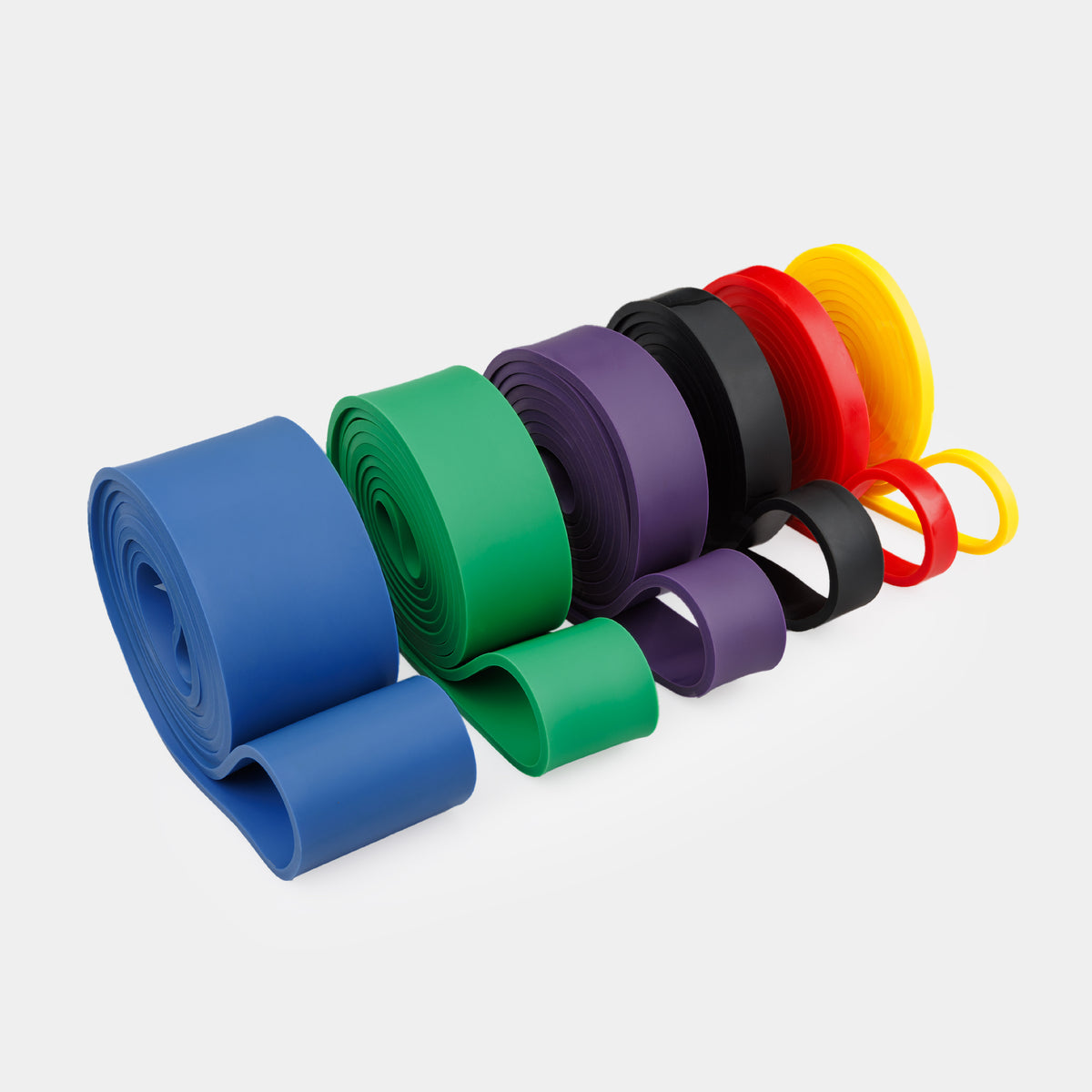 ZEUZ Powerbands set opgerold – overzicht van alle kleuren en formaten