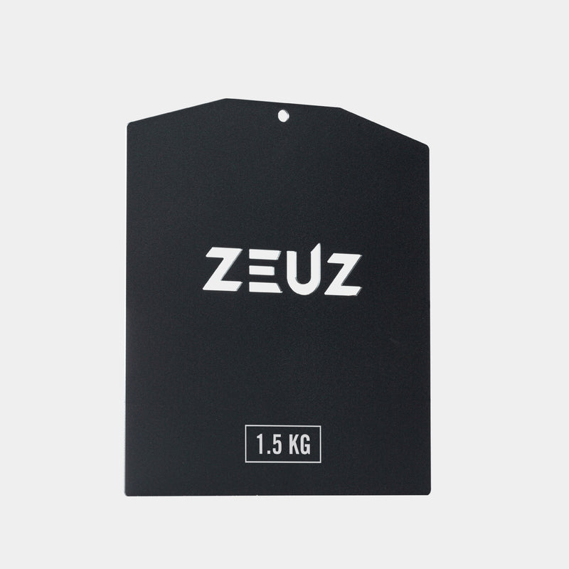 ZEUZ Gewichtsplaten Vest - 1,5 / 2 / 4 KG - 2 Stuks