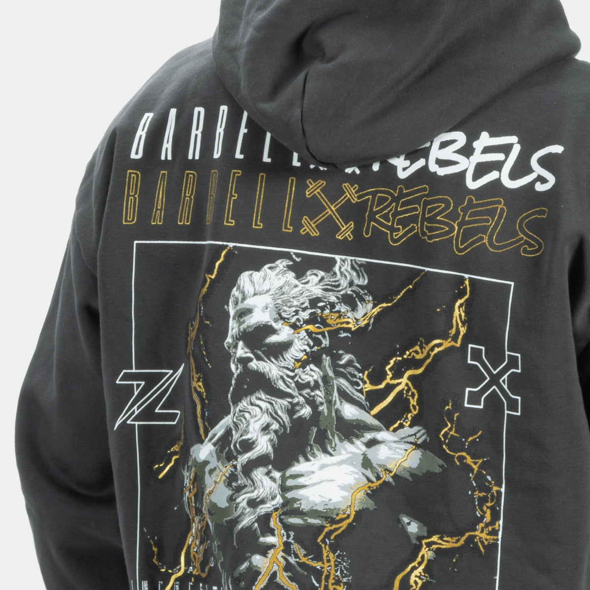 Sudadera con capucha extragrande ZEUZ x Barbell Rebels - Unisex