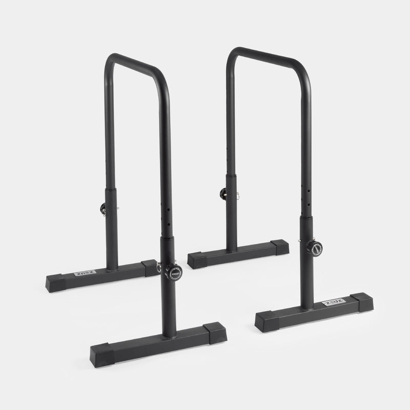 ZEUZ Verstelbare Metalen Parallettes - XL