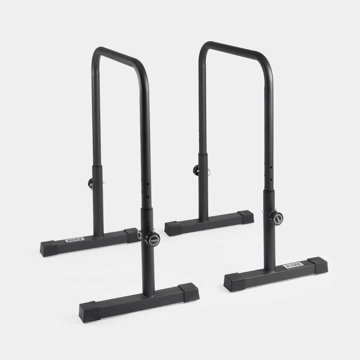 ZEUZ parallettes parallele regolabili in metallo - XL