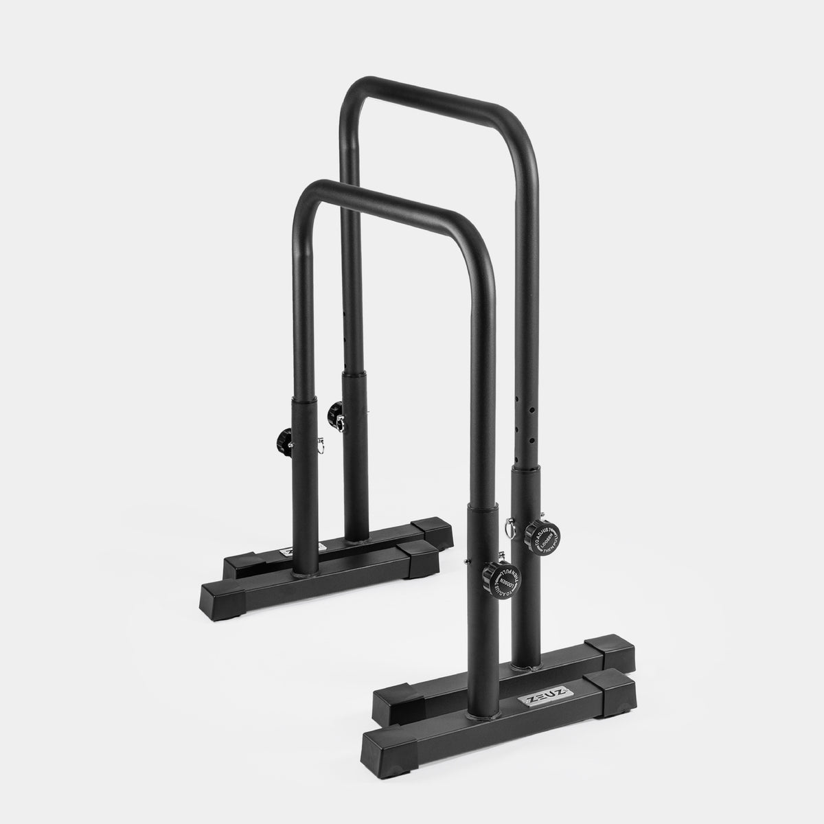ZEUZ parallettes parallele regolabili in metallo - XL