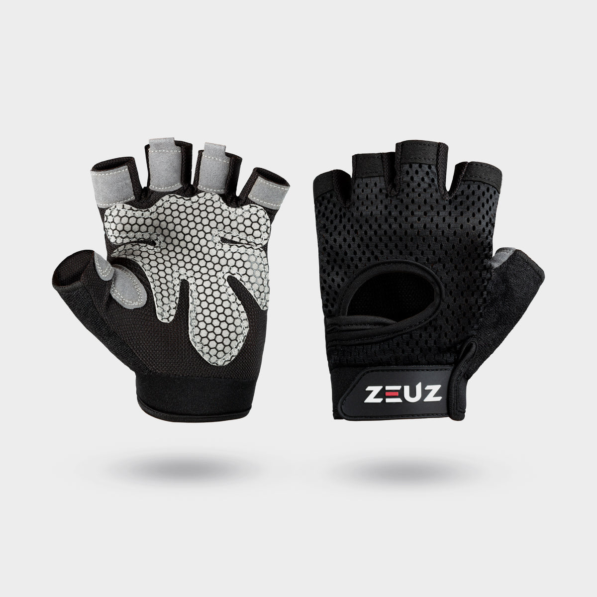 ZEUZ Fitness Handschoenen - Fingerless - Kort
