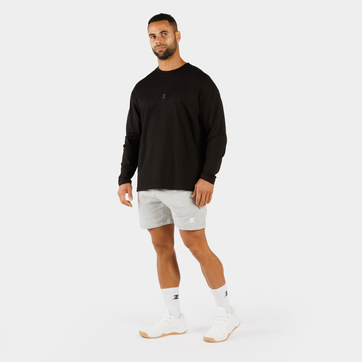 ZEUZ Basic Comfort Maglia a Maniche Lunghe - Uomo