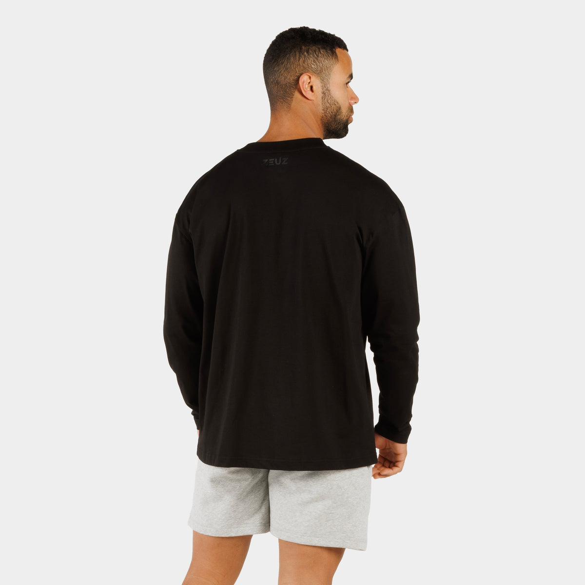 ZEUZ Basic Comfort Maglia a Maniche Lunghe - Uomo