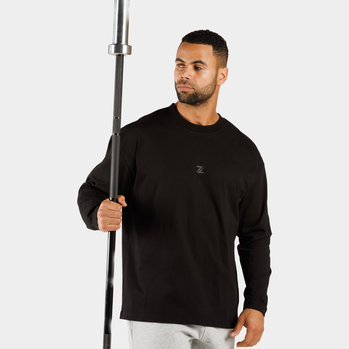 ZEUZ Basic Comfort Maglia a Maniche Lunghe - Uomo