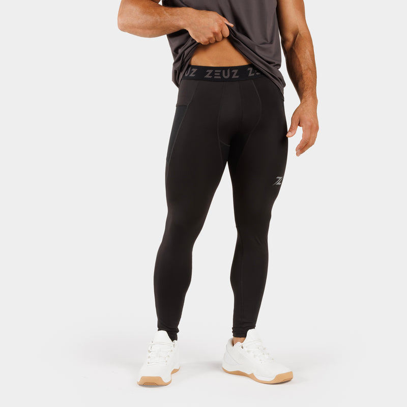 ZEUZ Legging de compression - Long - Homme