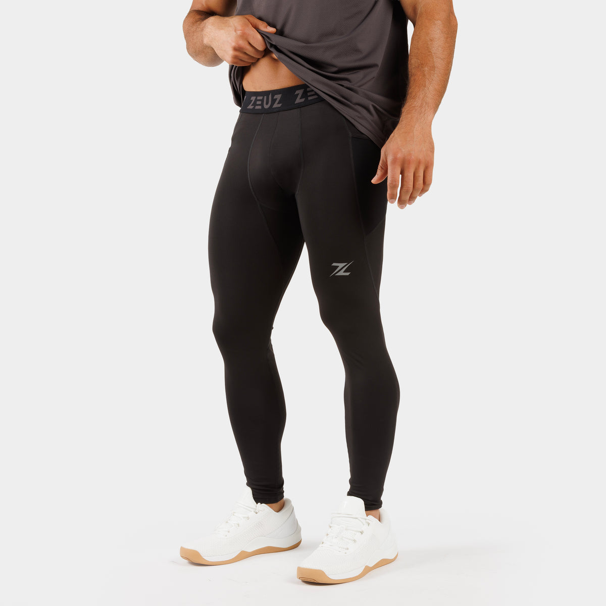 ZEUZ Legging de compression - Long - Homme