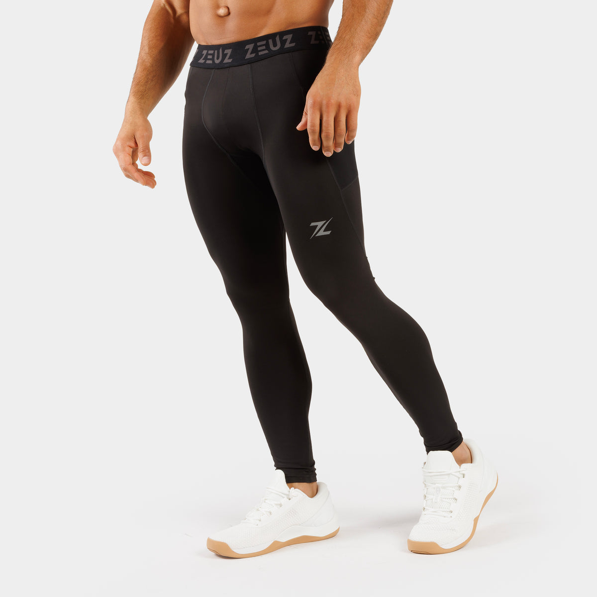 ZEUZ Legging de compression - Long - Homme