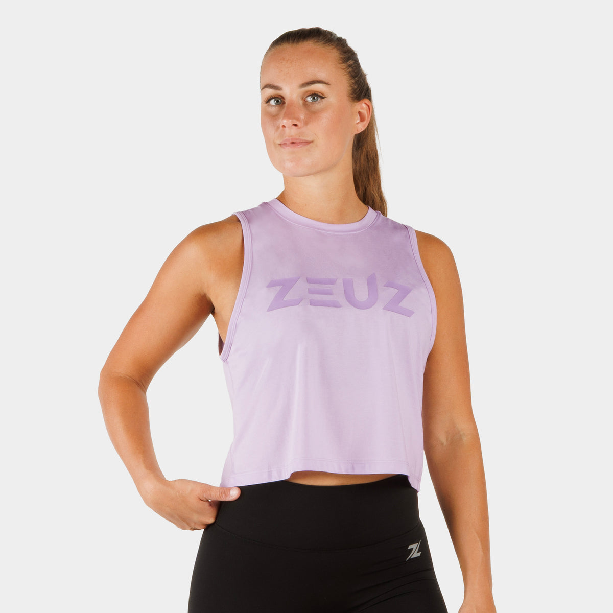 ZEUZ Canotta da Allenamento Corta - Donna